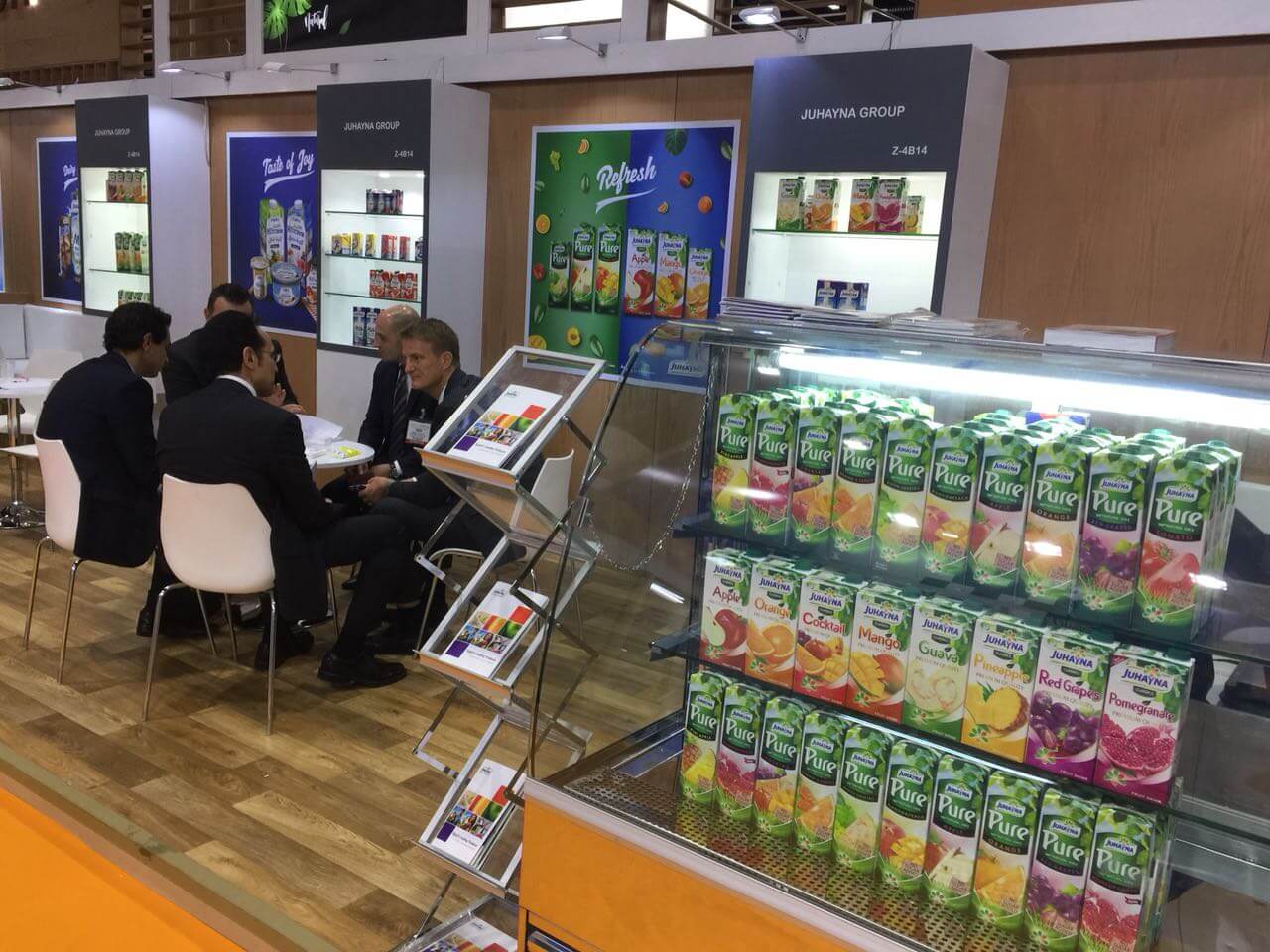 Juhayna took place in the Gulfood exhibition which is one of the most important exhibitions in the Middle East in the food industry.