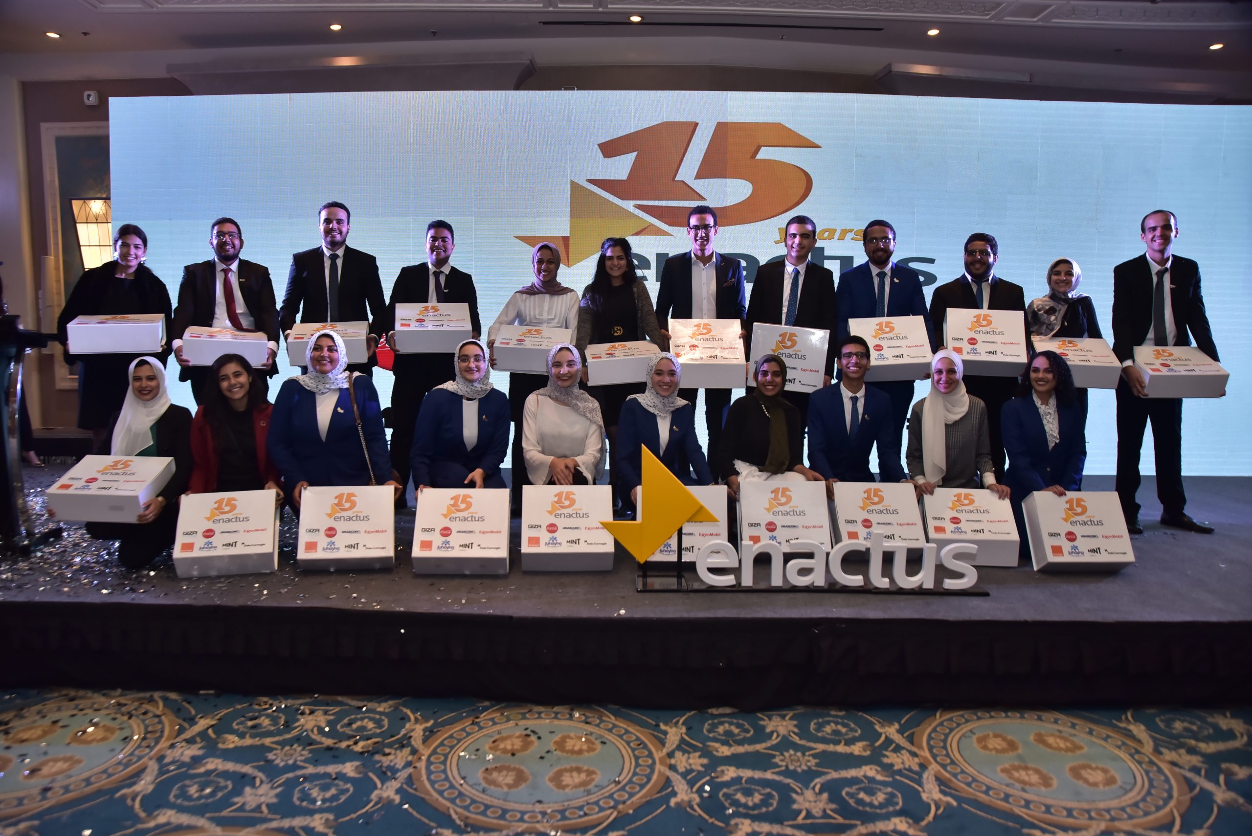 جهينه تكرم الفائزين في المسابقة المحلية السنوية لمنظمة إناكتس العالمية وتحتفل بمرور عشر سنوات على رعايتها للمسابقة