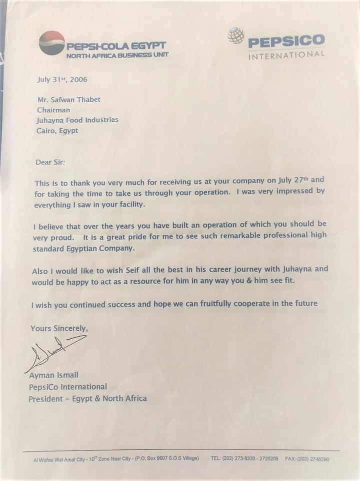 Pepsico Testimonial