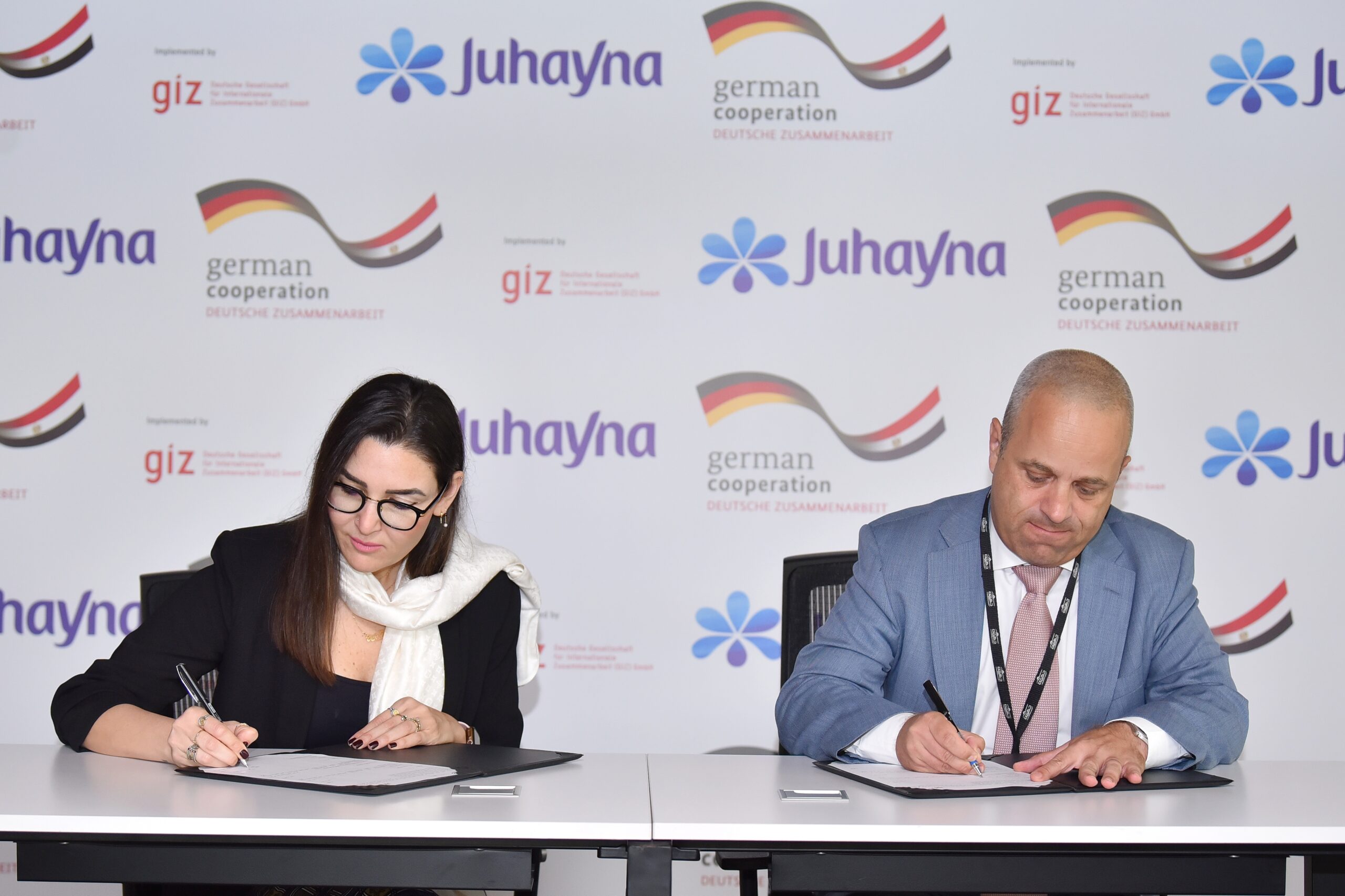 Juhayna signs a cooperation protocol with the German Agency for International Cooperation (GIZ) Egypt to launch a program to support Egyptian manufacturers and suppliers